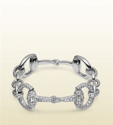 gucci diamond horsebit bracelet